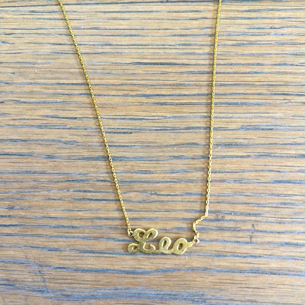 Gold Leo Necklace